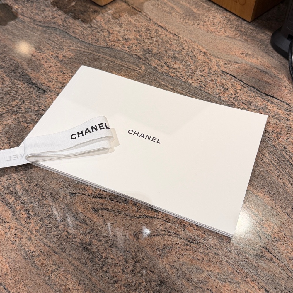 Chanel Booklet w Cloth & Ribbon
